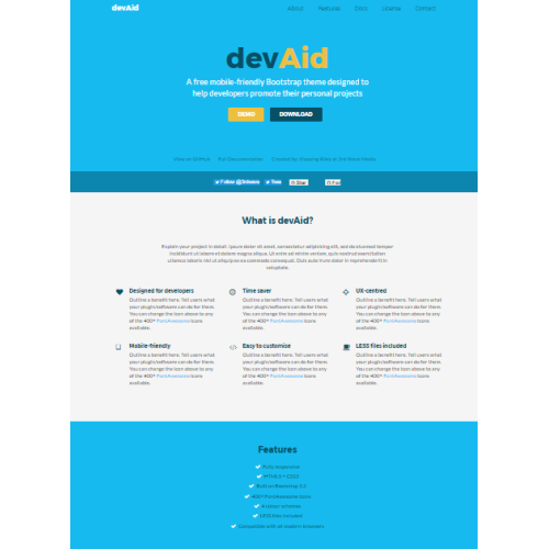 Шаблон для разработчиков it проектов — DevAid