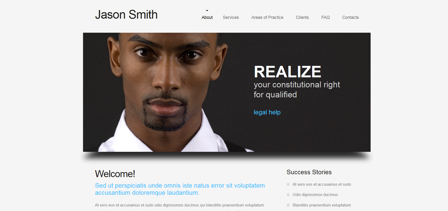 Шаблон сайта Бизнес №97