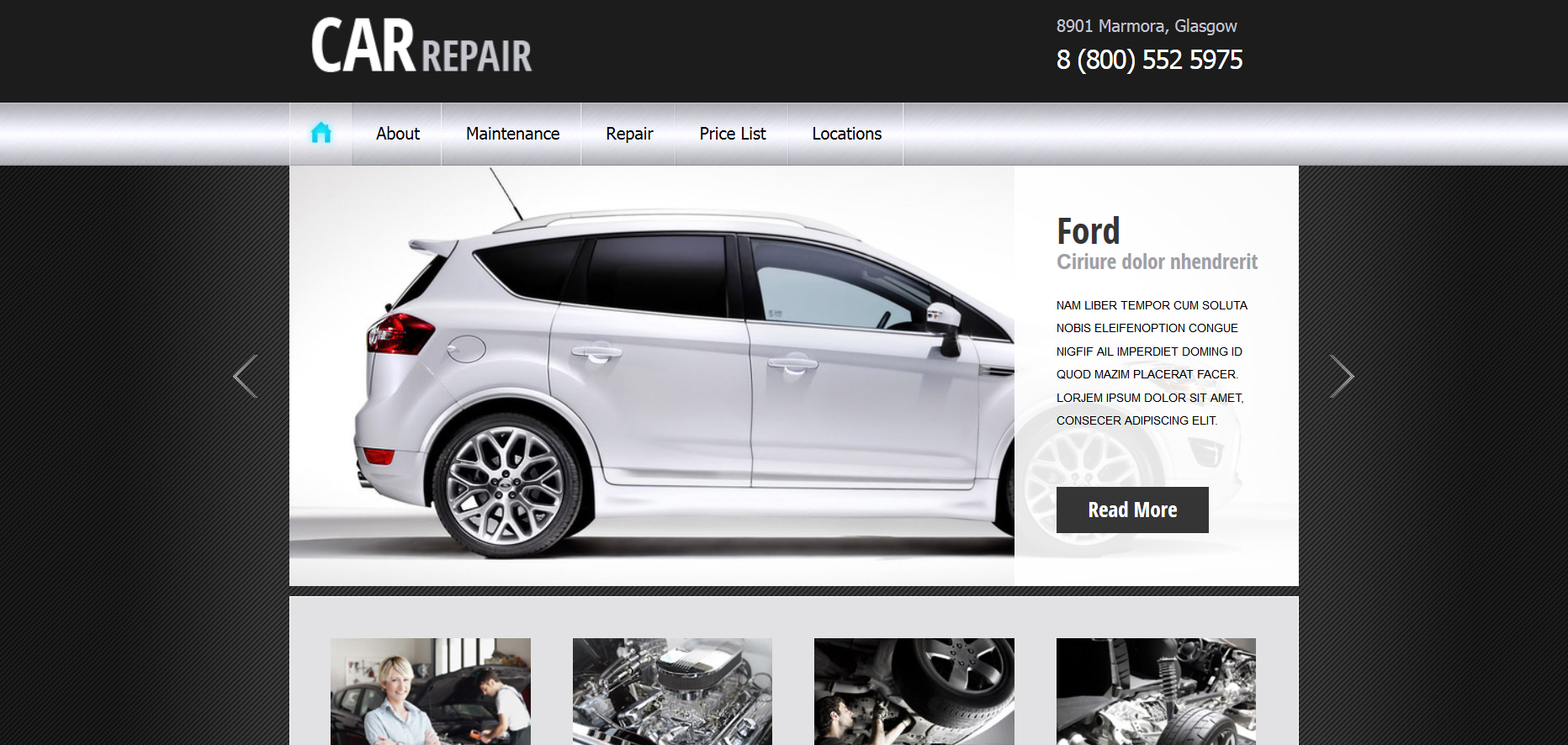 Шаблон сайта Авто №50