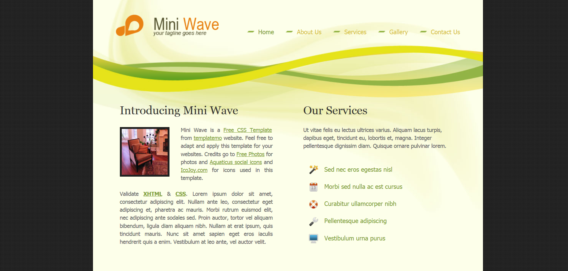 Шаблон сайта Дизайн №549