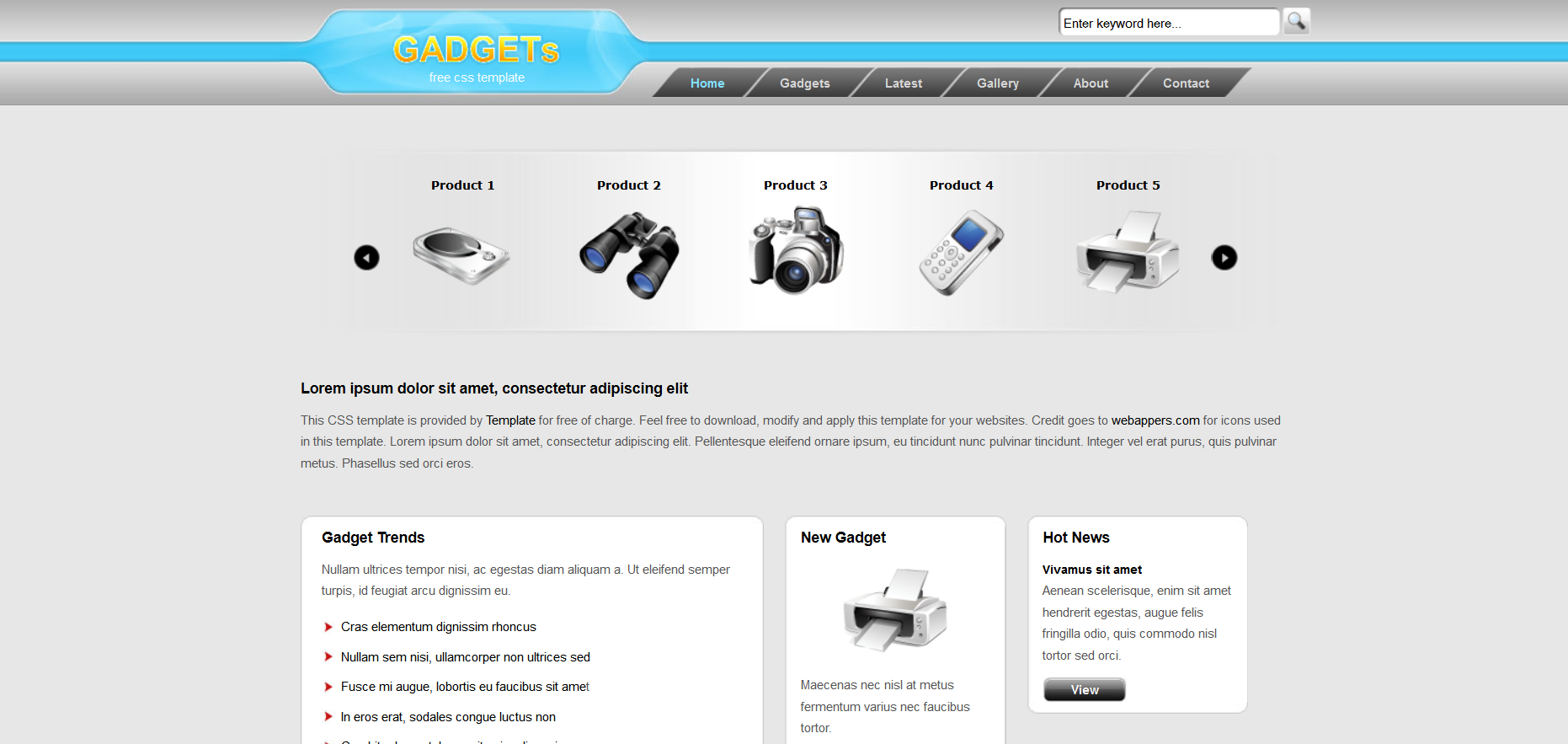 Шаблон сайта Интернет-магазины №436