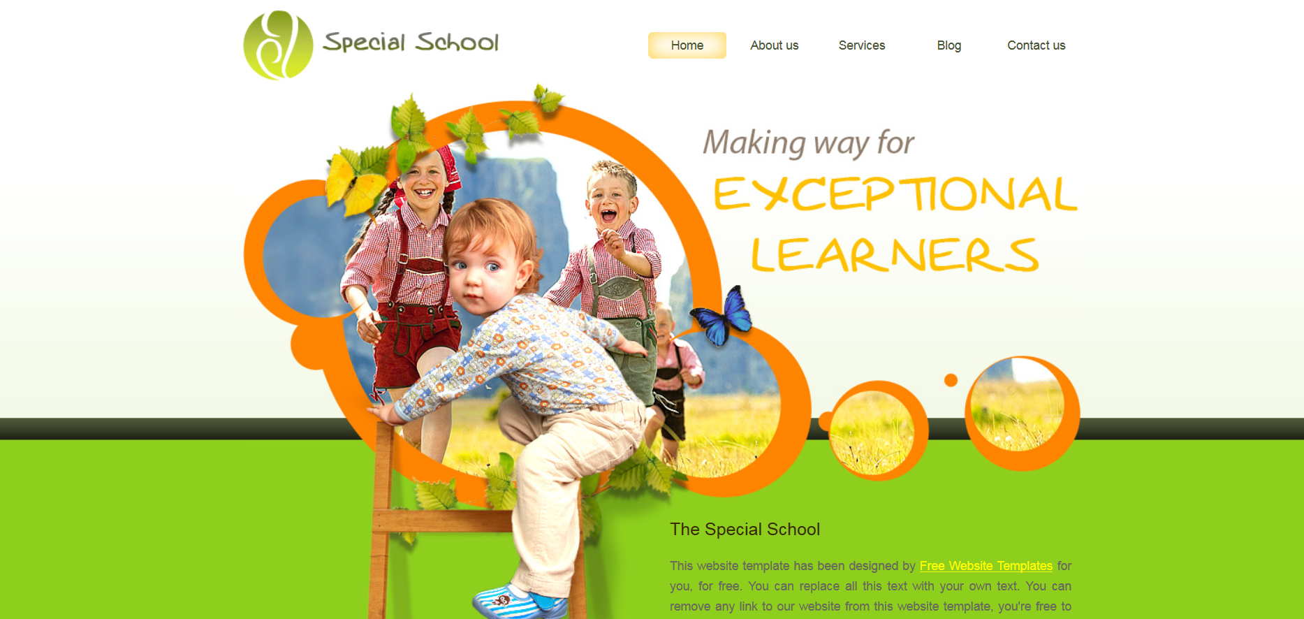 Шаблон сайта Образование №610