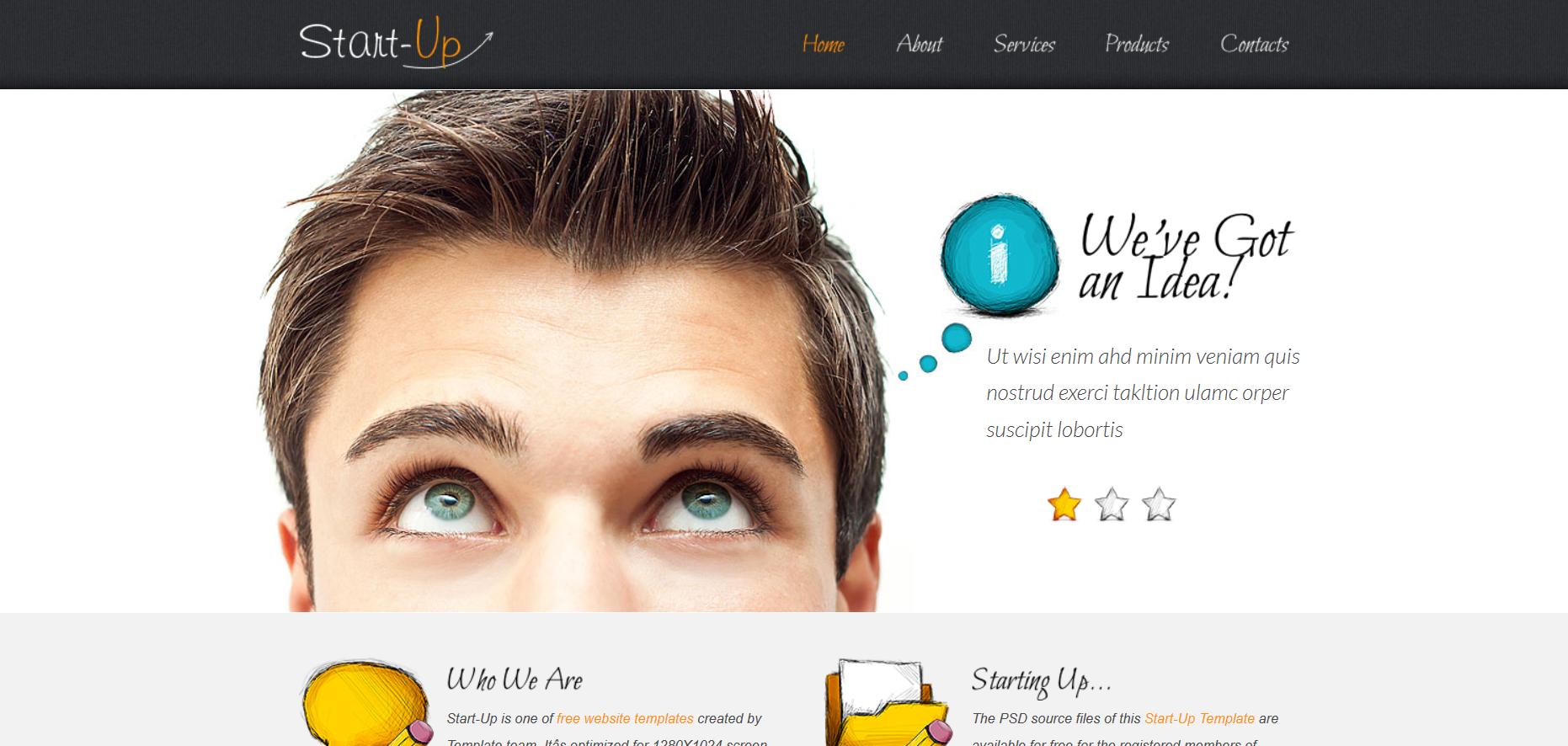 Шаблон сайта Персональные №66