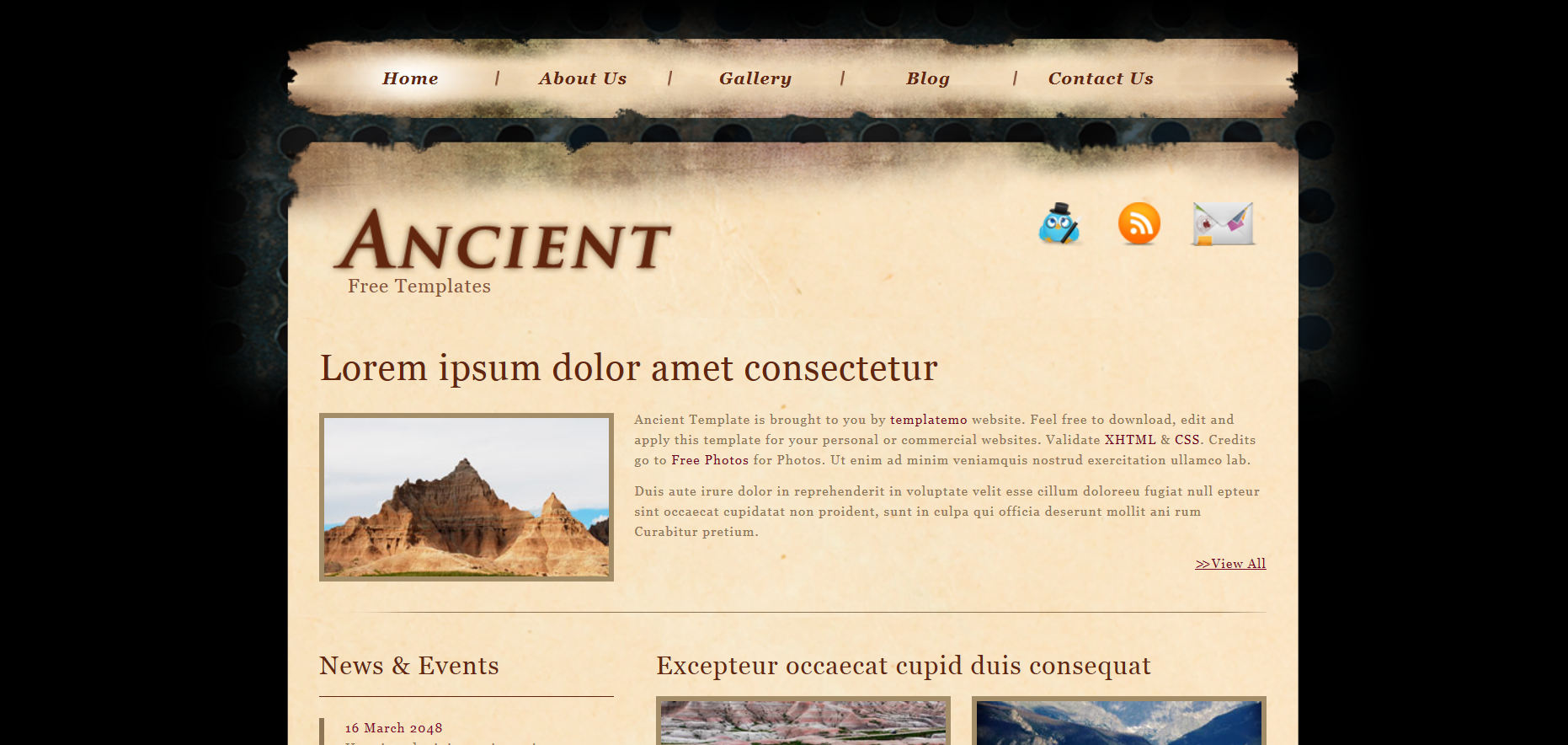 Шаблон сайта Путешествия №443